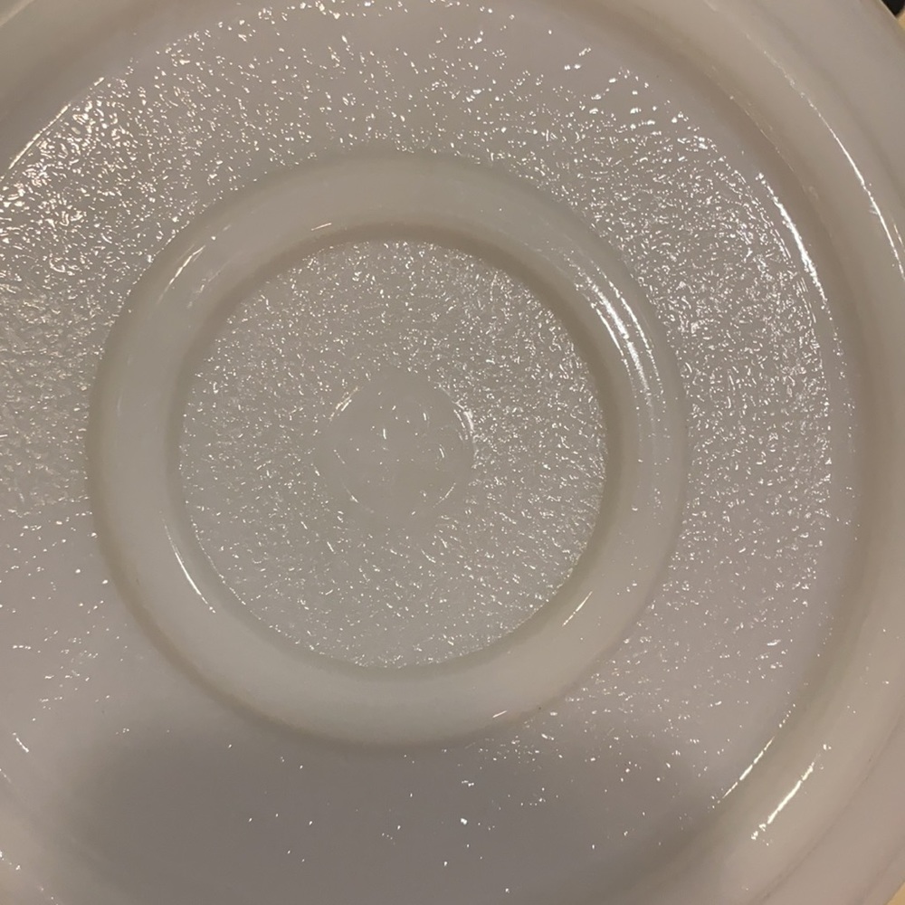 Milk Glass Mixing Bowl - Picture 3 of 6